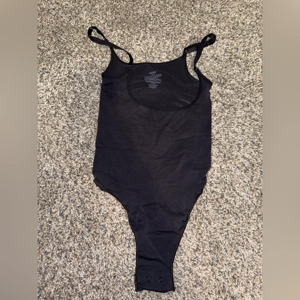 SKIMS Classic Black Kids Bodysuit Size L